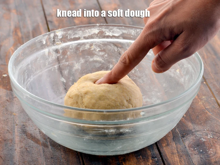 Step 8 – <p>Knead it into a soft dough for at least 2 minutes. We have used approximately …