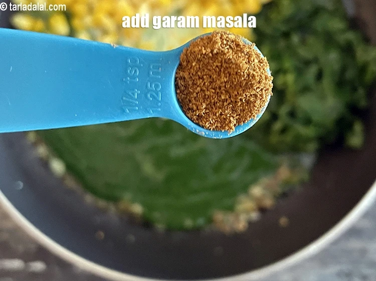 Step 32 – <html><head></head><body><p>Add&nbsp;1/4 tsp&nbsp;<a href="garam-masala-163r">garam masala</a>.</p></body></html>