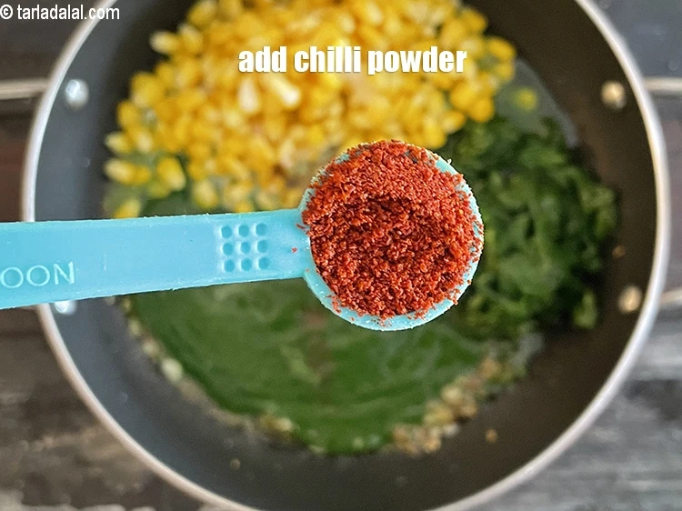 Step 33 – <html><head></head><body><p>Add&nbsp;1/2 tsp&nbsp;<a href="glossary-chilli-powder-red-chilli-powder-339i">chilli powder</a>.</p></body></html>