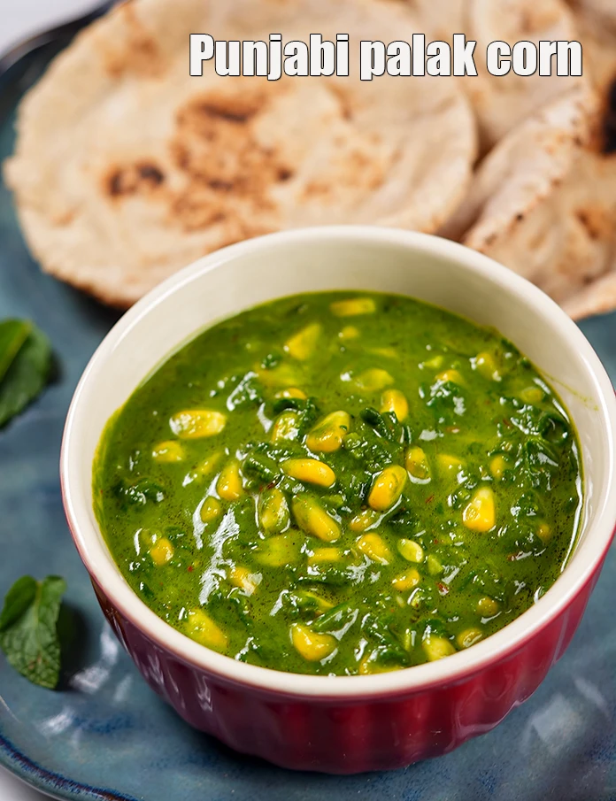 Step 36 – <p>Serve <strong>palak corn sabzi | Punjabi palak corn |&nbsp;spinach corn curry |&nbsp;</strong>hot.</p>