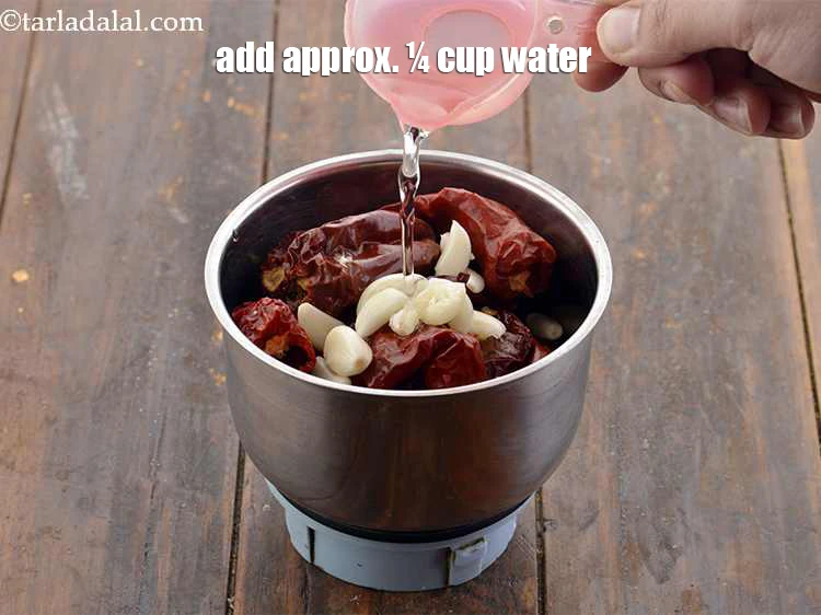 Step 6 – <p>Add approx. ¼ cup of <strong>water</strong>. This is needed for the smooth blending of the&nbsp;<strong>homemade …