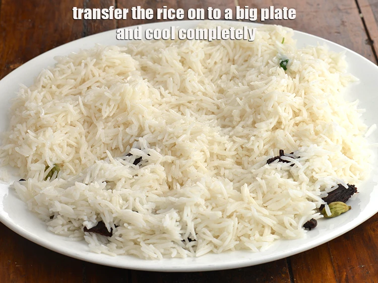 Step 13 – <p><span style="background-color:rgb(255,255,255);color:rgb(0,0,0);">After the <strong>rice</strong> is cooked, it is very important to transfer the rice to …