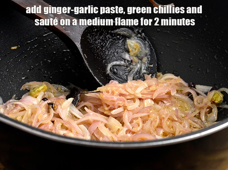 Step 18 – <p><span style="background-color:rgb(255,255,255);color:rgb(0,0,0);">Add the 1 tbsp </span><a href="https://www.tarladalal.com/glossary-ginger-garlic-paste-adrak-lehsun-ki-pate-adrak-lahsun-ki-paste-939i"><u>ginger-garlic (adrak-lehsun) paste</u></a><span style="background-color:rgb(255,255,255);color:rgb(0,0,0);">, 2 </span><a href="https://www.tarladalal.com/glossary-slit-green-chillies-1856i"><u>slit green chilli</u></a><span …