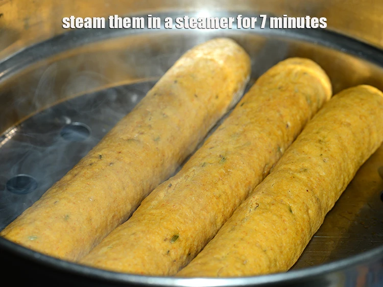 Step 17 – <p><span style="background-color:rgb(255,255,255);color:rgb(0,0,0);"><strong>Steam</strong> them in a steamer for 7 minutes.</span></p>