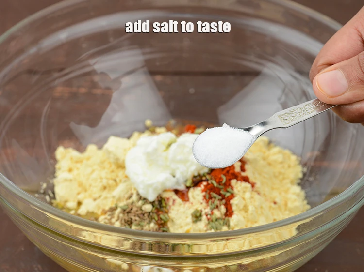 Step 9 – <p>Add <span style="background-color:rgb(255,255,255);color:rgb(0,0,0);">2 pinches </span><a href="https://www.tarladalal.com/glossary-baking-soda-soda-bi-carb-615i"><u>baking soda</u></a><u> </u>and <a href="https://www.tarladalal.com/glossary-salt-namak-table-salt-418i"><u>salt </u></a><span style="background-color:rgb(255,255,255);color:rgb(0,0,0);">to taste.</span></p>
