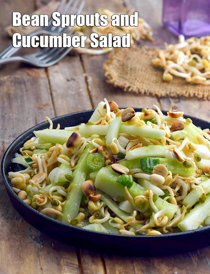 Step 11 – <p><strong>Bean Sprouts and Cucumber Salad</strong>.</p>