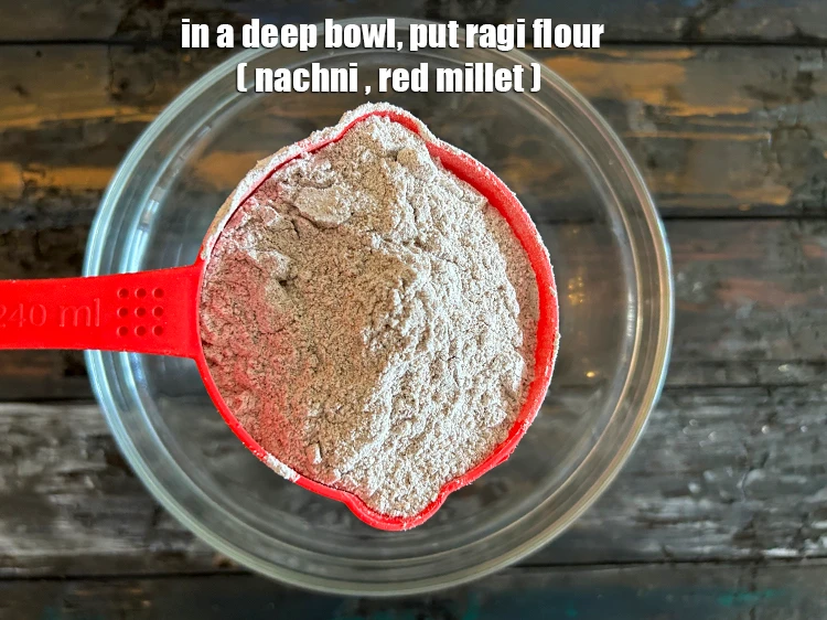 Step 2 – <p>To make the <strong>Nachni Methi Muthias, Microwave Recipe</strong>, <span style="background-color:rgb(255,255,255);color:rgb(0,0,0);">In a deep bowl put&nbsp;3/4 cup …