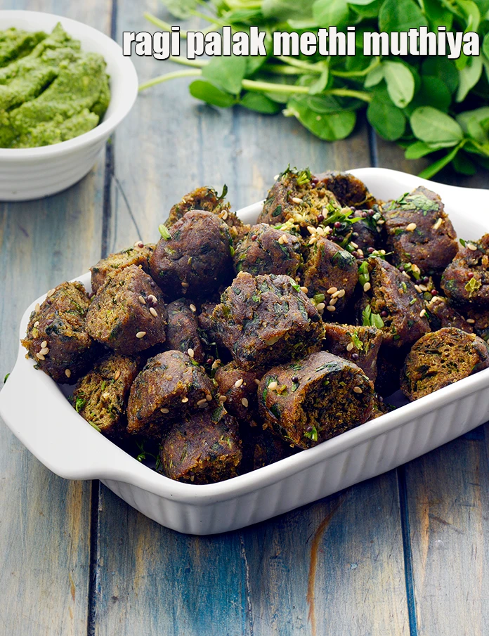 Step 27 – <p><span style="background-color:rgb(255,255,255);color:rgb(13,13,13);"><strong>Nachni Methi Muthias, Microwave Recipe</strong> | </span><strong>ragi palak methi muthiya.</strong></p>