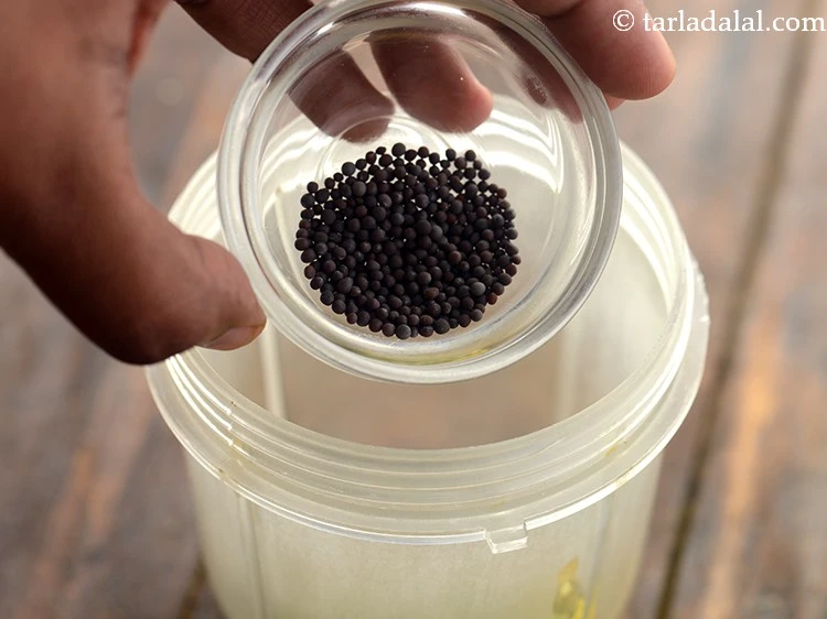 Step 4 – <p>Add mustard seeds.</p>