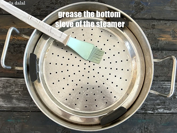 Step 20 – <p>To make <strong>nachni methi muthia recipe | ragi palak methi muthiya | red millet dumpling …