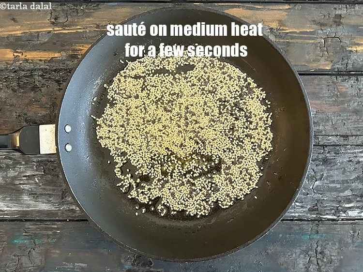 Step 30 – <p>Sauté on a medium flame for a few seconds.</p>