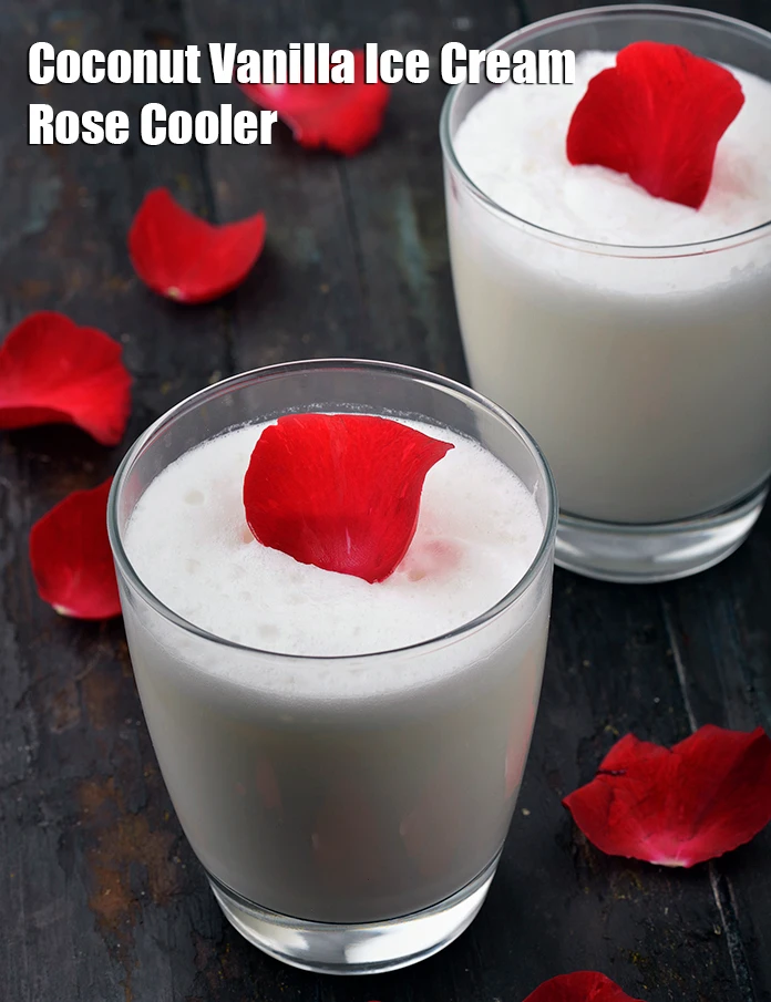 Step 11 – <p>Serve <strong>Coconut Vanilla Ice Cream Rose Cooler</strong> chilled garnished with <a href="https://www.tarladalal.com/glossary-rose-963i"><u>rose </u></a><span style="background-color:rgb(255,255,255);color:rgb(0,0,0);">petals</span>.</p>