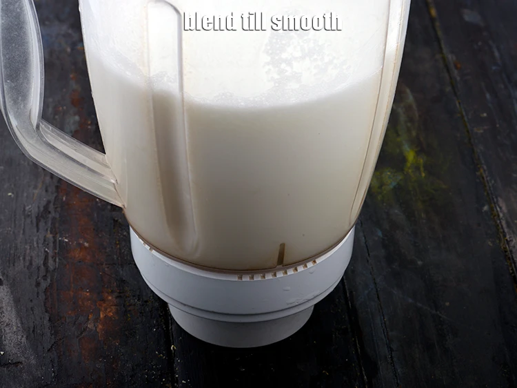 Step 9 – <p><span style="background-color:rgb(255,255,255);color:rgb(0,0,0);">Blend till smooth.</span></p>