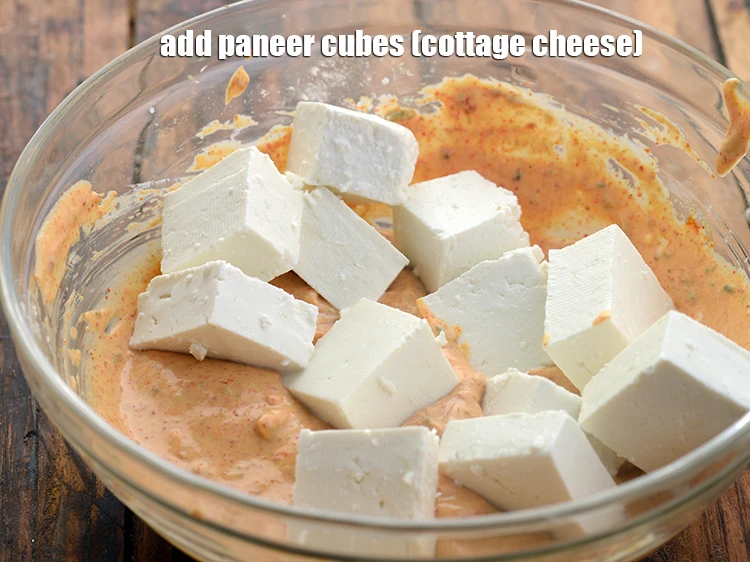 Step 5 – <p><span style="background-color:rgb(255,255,255);color:rgb(0,0,0);">Add the </span><a href="https://www.tarladalal.com/glossary-paneer-cottage-cheese-chenna-985i"><u>paneer (cottage cheese) </u></a><span style="background-color:rgb(255,255,255);color:rgb(0,0,0);">, cut into 2"cubes cubes.</span></p>