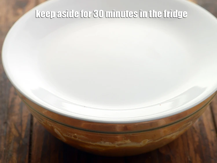 Step 7 – <p><span style="background-color:rgb(255,255,255);color:rgb(0,0,0);">keep aside for 30 minutes in the fridge</span></p>