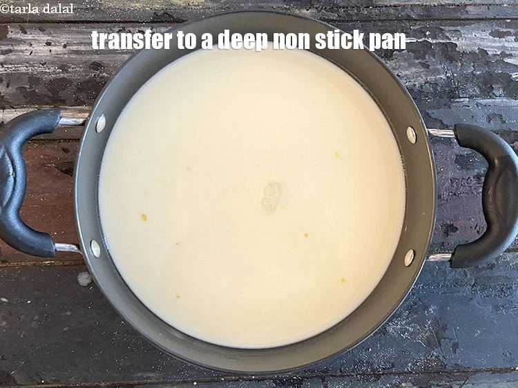 Step 16 – <p><span style="background-color:rgb(255,255,255);color:rgb(0,0,0);">Transfer to a deep non stick pan.</span></p>
