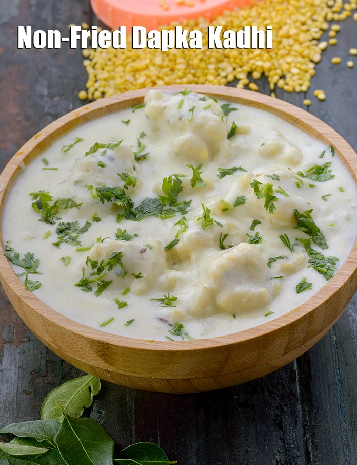 Step 36 – <p><span style="background-color:rgb(255,255,255);color:rgb(0,0,0);">Serve <strong>Dapka Kadhi ,Jain Recipe</strong> hot</span></p>