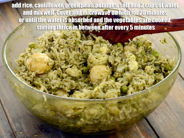 Step 12 – <p><span style="background-color:rgb(255,255,255);color:rgb(0,0,0);">Add the </span>3/4 cup <a href="https://www.tarladalal.com/glossary-long-grain-rice-basmati-chawal-basmati-rice-535i"><u>long grain rice (basmati chawal) </u></a>,cleaned and washed<span style="background-color:rgb(255,255,255);color:rgb(0,0,0);">, …