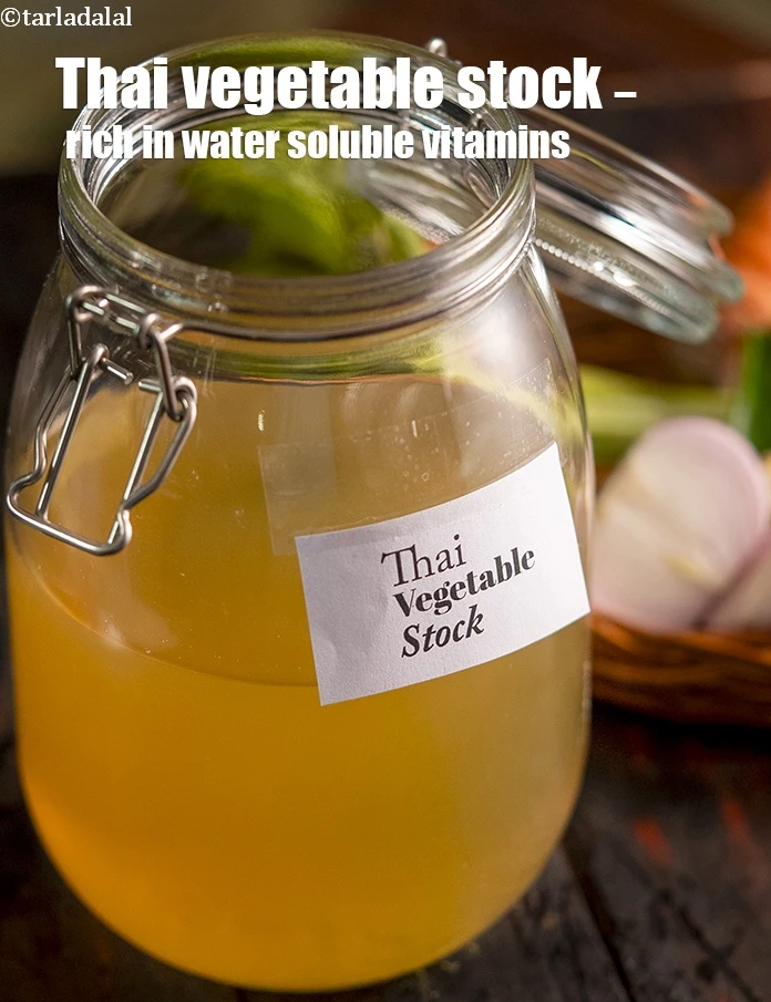 Step 14 – <p><strong>Thai vegetable stock – rich in water soluble vitamins.&nbsp;</strong></p>