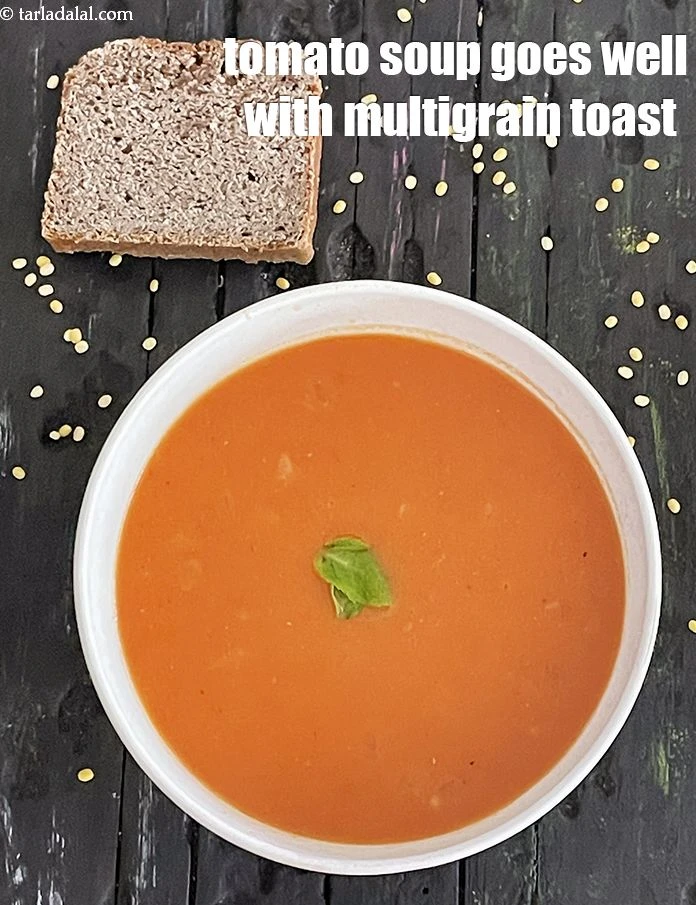 Step 29 – <p>I love to have <strong>tomato soup</strong> with multigrain bread which i toast.</p>