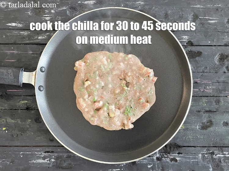 Step 16 – <p>Cook the chill for 30 to 45 seconds on medium heat.</p>