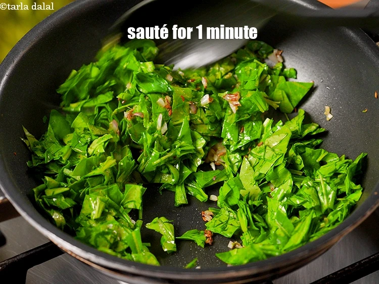 Step 11 – <p>Sauté on medium flame for 1 minute.</p>