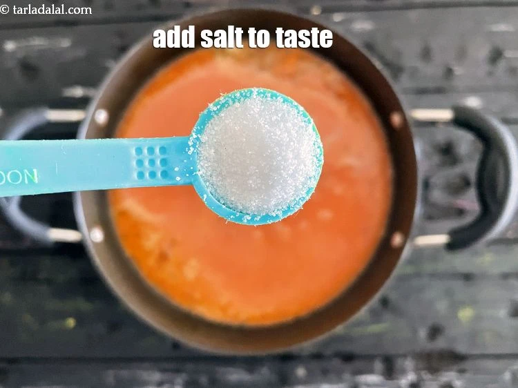 Step 17 – <p>Add salt to taste. We added 1/2 tsp salt.</p>