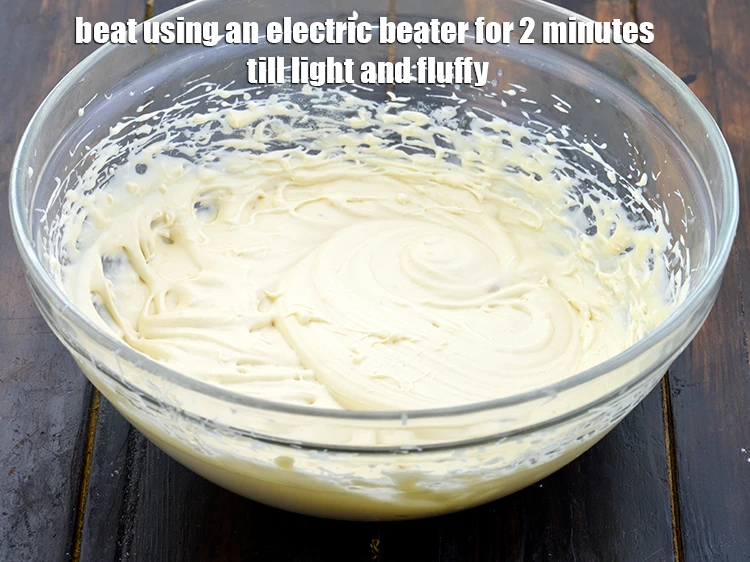 Step 11 – <p><span style="background-color:rgb(255,255,255);color:rgb(0,0,0);">Beat using an electric beater for 2 minutes till light and fluffy or beat …