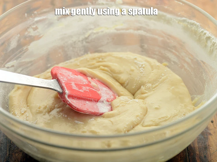 Step 12 – <p><span style="background-color:rgb(255,255,255);color:rgb(0,0,0);"><strong>Mix gently </strong>using a spatula.</span></p>