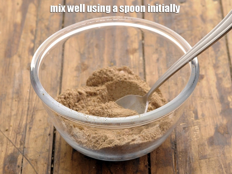 Step 13 – <p>Mix well using a spoon initially.</p>