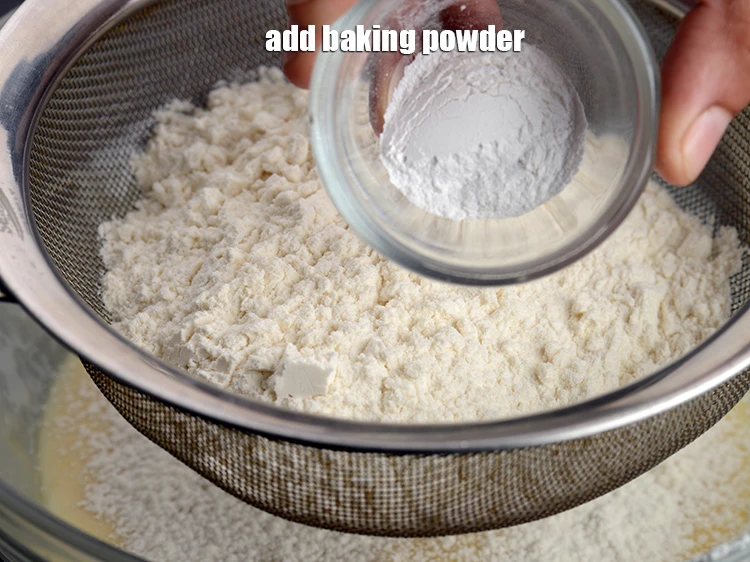 Step 6 – <p style="margin-left:0px;">Add1/2 tsp <a href="https://www.tarladalal.com/glossary-baking-powder-425i"><u>baking powder</u></a>.</p>