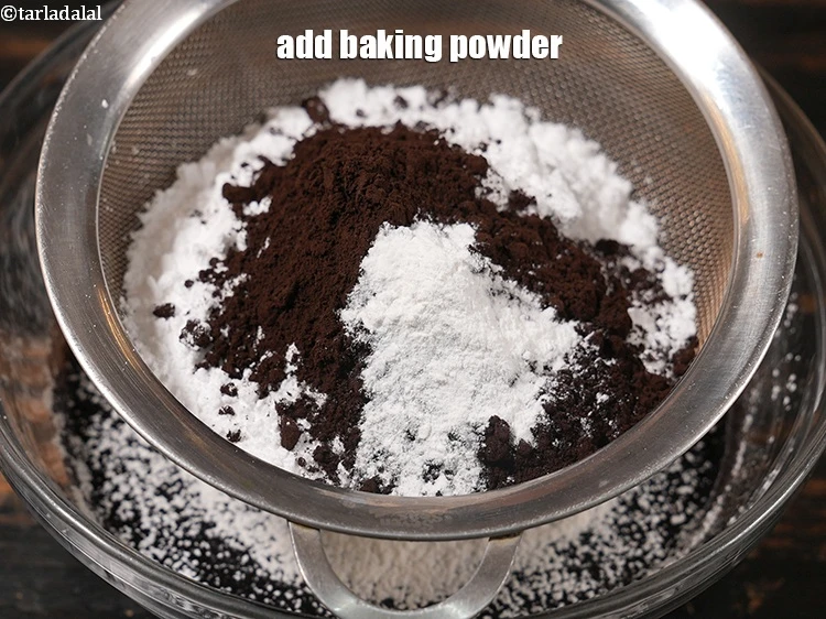 Step 10 – <p><span style="background-color:rgb(255,255,255);color:rgb(0,0,0);">Add </span>1 tsp <a href="https://www.tarladalal.com/glossary-baking-powder-425i"><u>baking powder</u></a><span style="background-color:rgb(255,255,255);color:rgb(0,0,0);">.</span></p>