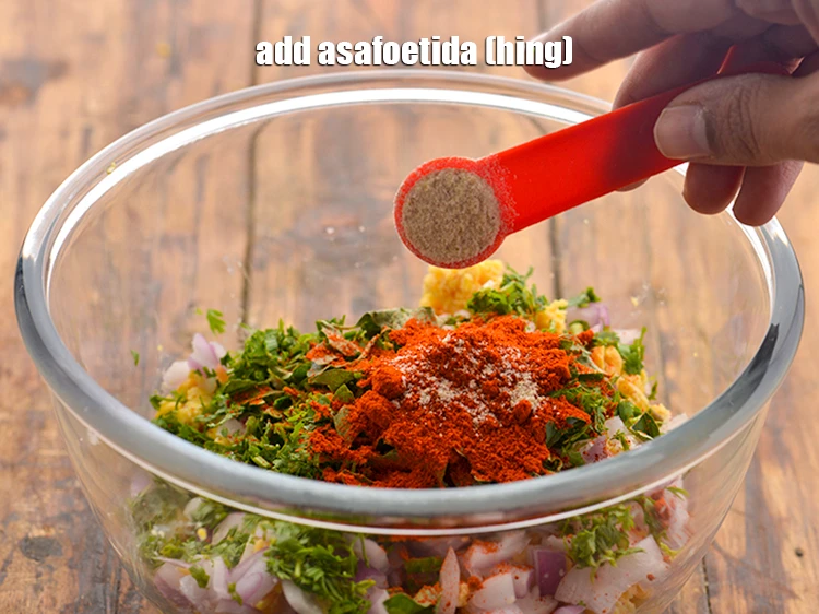 Step 16 – <p>Add 1/2 tsp <a href="https://www.tarladalal.com/glossary-asafoetida-hing-113i"><u>asafoetida (hing)</u></a> because chana dal is heavy to digest and hing …