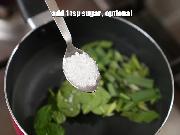 Step 5 – <p>Add 1 tsp <a href="https://www.tarladalal.com/glossary-sugar-chini-shakkar-278i"><u>sugar </u></a>, optional.</p>