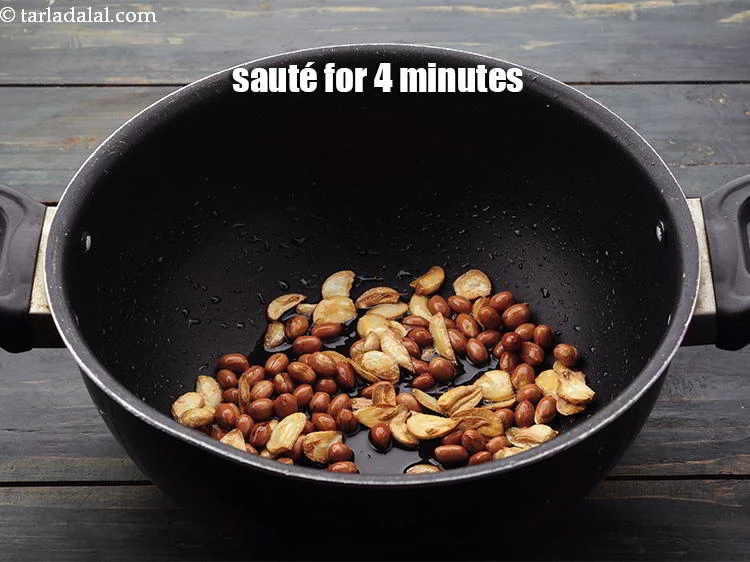 Step 7 – <p>Sauté on a medium flame for 4 minutes.</p>
