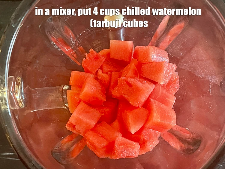 Step 1 – <p>To make the <span style="background-color:rgb(255,255,255);color:rgb(0,0,0);"><strong>Watermelon Pineapple Guava Drink</strong>, in a mixer jar, put&nbsp;</span>4 cups chilled …