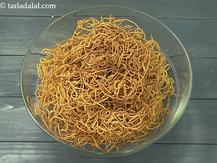 Step 48 – <p>Transfer the sev into a deep bowl.</p>