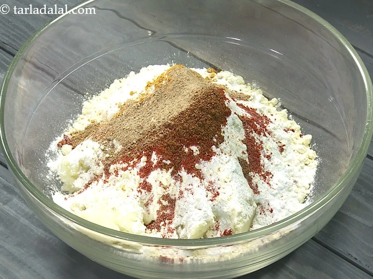 Step 32 – <p>Add 1/2 tsp&nbsp;<a href="https://www.tarladalal.com/glossary-dried-mango-powder-amchur-powder-148i">dried mango powder (amchur)</a>.</p>