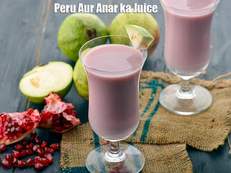 Step 7 – <p><span style="background-color:rgb(255,255,255);color:rgb(0,0,0);">Serve </span><strong>Guava and Pomegranate Drink | &nbsp;Peru Aur Anar ka Juice | </strong><span style="background-color:rgb(255,255,255);color:rgb(0,0,0);"><strong>Peru …