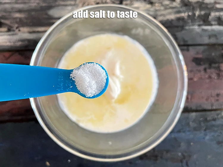 Step 11 – <p>Add <a href="https://www.tarladalal.com/glossary-salt-namak-table-salt-418i"><u>salt </u></a>and to taste.</p>