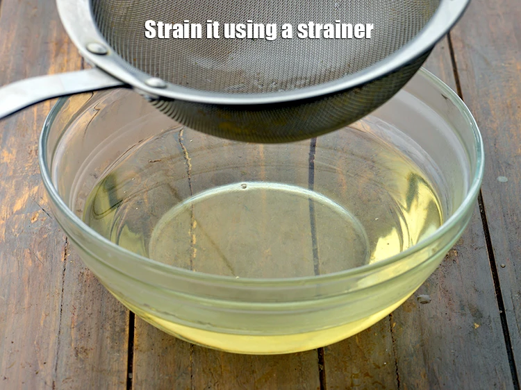 Step 18 – <p><span style="background-color:rgb(255,255,255);color:rgb(0,0,0);">Also keep skimming the syrup to remove all the impurities and discard it</span></p>