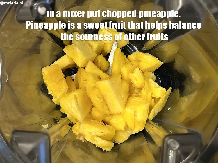 Step 5 – <html><head></head><body><p>To make <strong>pineapple banana smoothie recipe | healthy&nbsp;pineapple banana smoothie with Greek yoghurt&nbsp;| no honey …