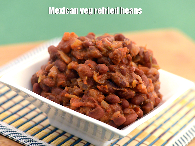 Step 62 – <p>Divide&nbsp;<strong>refried beans | Mexican veg refried beans | Indian style healthy Mexican refried kidney beans …