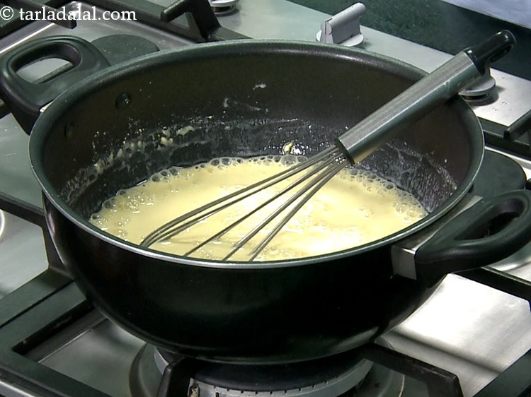 Step 13 – <p>Add salt and mix well using a whisk until no lumps remain to make a …