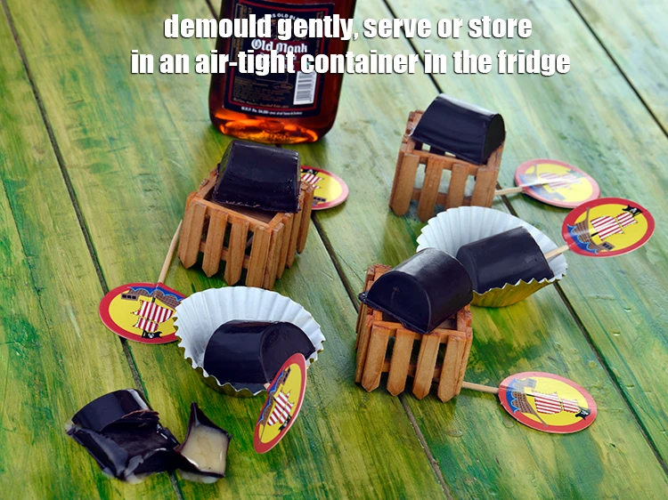 Step 12 – <p><span style="background-color:rgb(255,255,255);color:rgb(0,0,0);"><strong>Demould gently, </strong>serve <strong>Rum Centered Chocolates</strong> or store in an air-tight container in the …