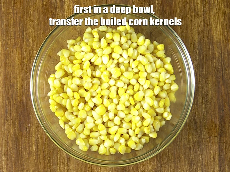 Step 9 – <p>To make&nbsp;<strong>American sweet corn salad (Sweet Corn Salad), </strong>first<strong> </strong>in a deep bowl, transfer the …