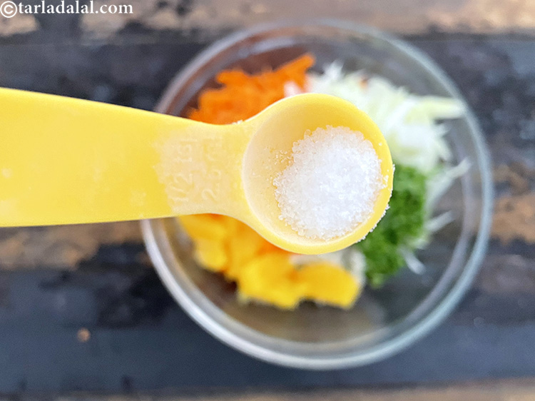 Step 15 – <p><strong>Tips for cabbage, carrot and lettuce salad.</strong> If you want to make the salad in …