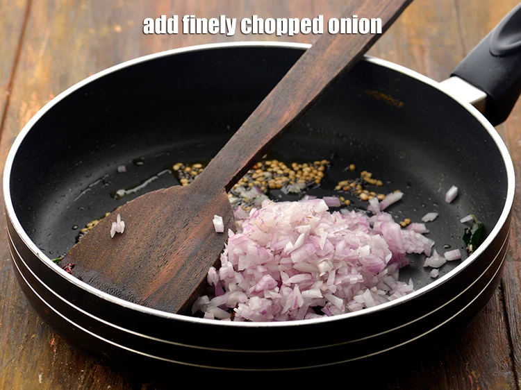 Step 13 – <p>Add the 1/2 cup finely <a href="https://www.tarladalal.com/glossary-onions-pyaz-pyaaz-kanda-548i#ing_2327"><u>chopped onion</u></a>.</p>