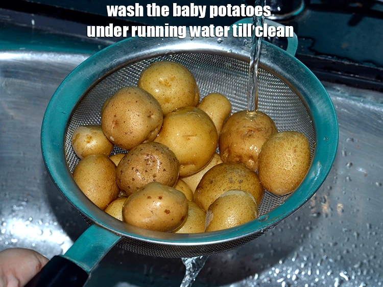 Step 2 – <p>To make the&nbsp;<strong>aloo chaat recipe | Indian aloo chaat | aloo chaat using baby potatoes …