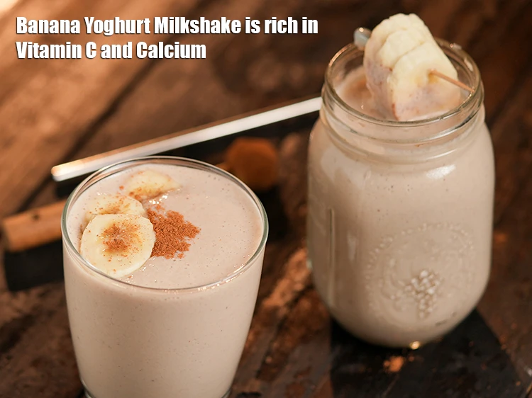 Step 29 – <p><strong>Banana Yoghurt Milkshake&nbsp;is rich in below macronutrients, vitamins and minerals given in descending&nbsp;order (highest to …